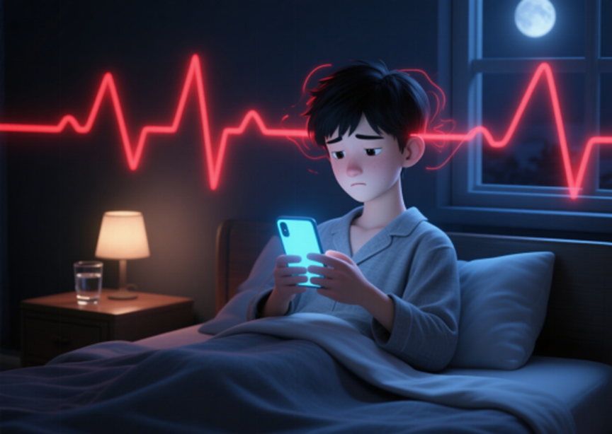 深夜刷手机的你，血压正在偷偷“蹦迪”！