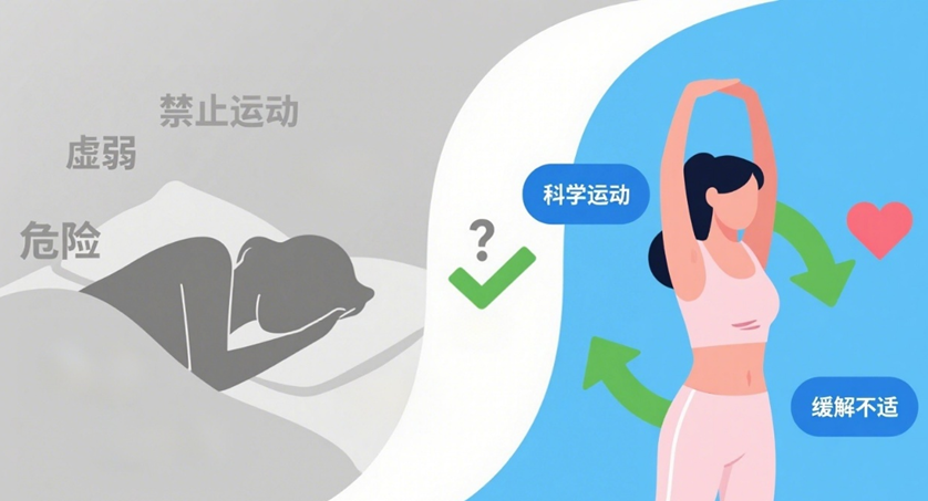 谁说经期只能躺平？动对了，经期反而能少遭罪