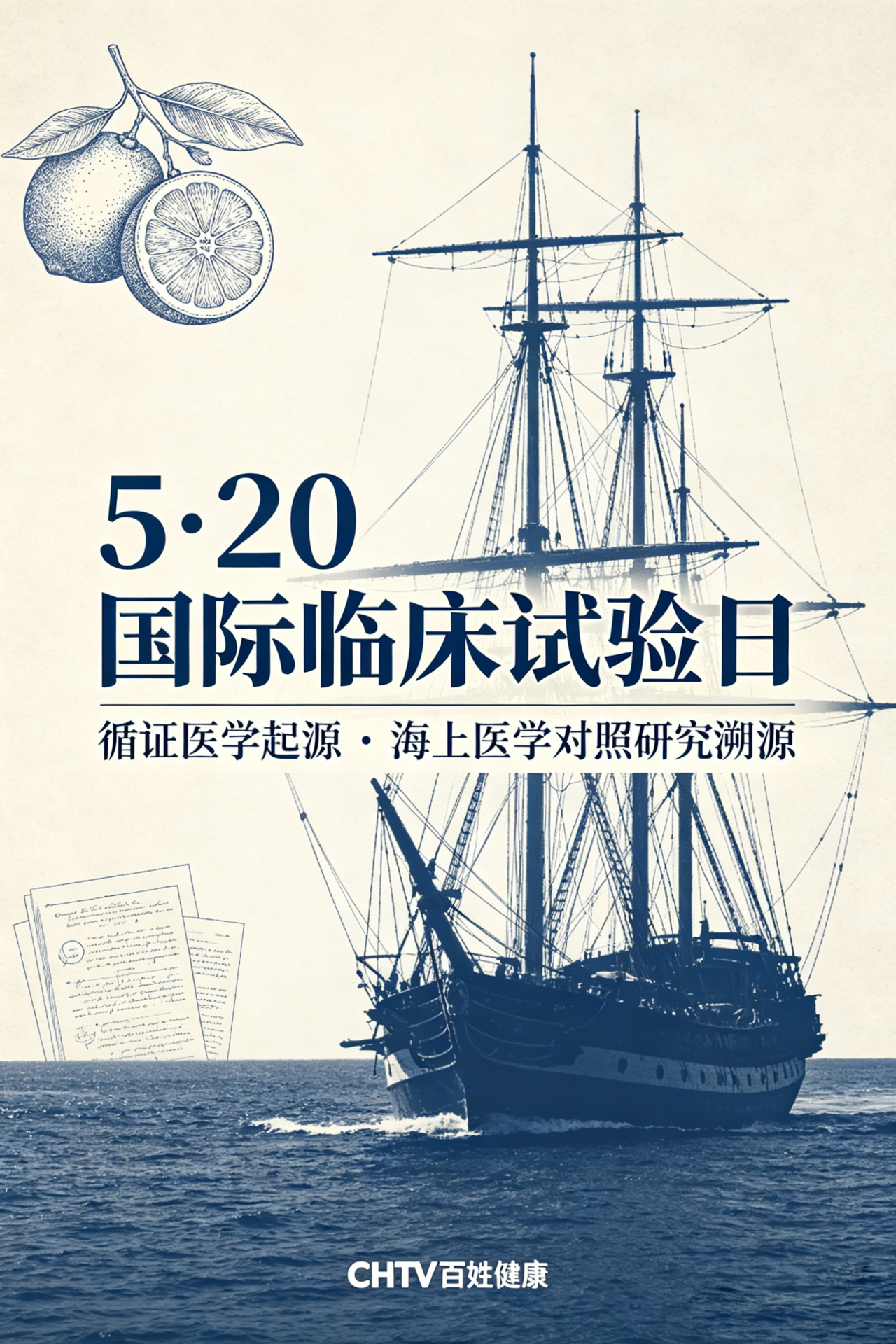 冷知识涨知识！“5·20国际临床试验日”，起源于一场经典的海上医学对照观察研究