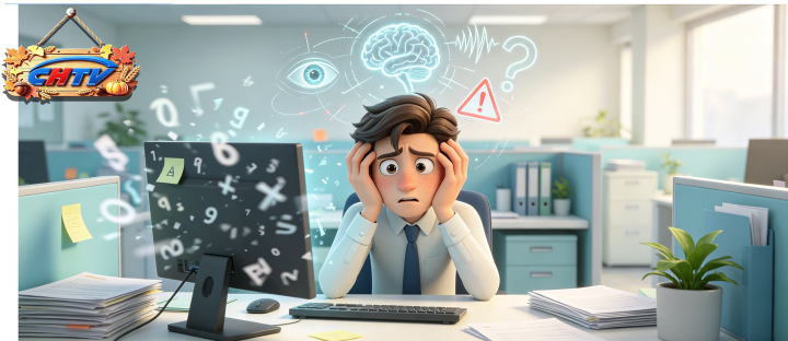 上着班突然不认识字了，连数字也不认识了，发生了什么？