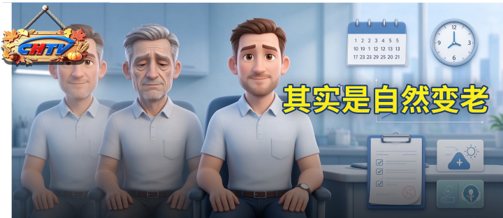 原来人真的会突然变老